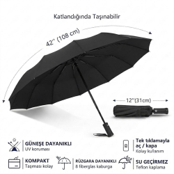 5100 8 Telli Işıklı Şemsiye 5100 8 Telli Işıklı Şemsiye