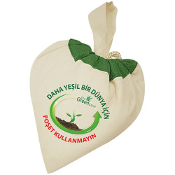 İp Büzgülü Ham Bez Çanta İp Büzgülü Ham Bez Çanta