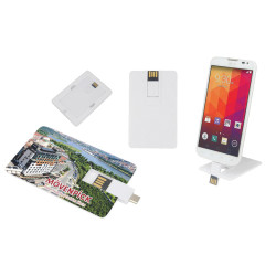 8 GB OTG Özellikli Kartvizit USB Bellek 8 GB OTG Özellikli Kartvizit USB Bellek